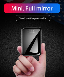 Alternative view of Ultra-thin mirror mini power bank