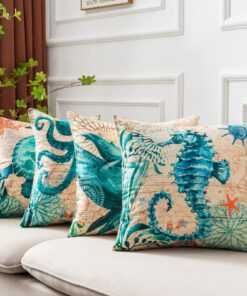 Alternative view of Cushion Covers Sea Turtle Printed Throw Pillow Cases For Home Decor Sofa Chair Seat