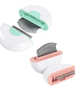 Alternative view of Pet massage knot opening comb