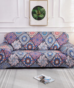 Alternative view of Bohemian style stretch all-inclusive sofa cover