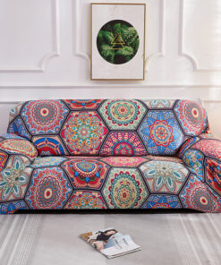 Bohemian style stretch all-inclusive sofa cover
