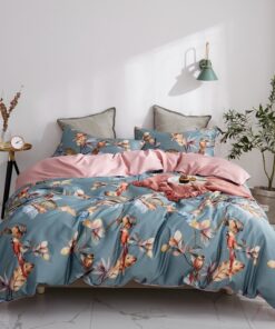 Long-staple Cotton Four-piece Full Cotton Satin Sheet Duvet Cover