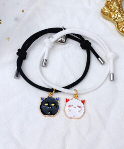Alternative view of New Love Magnet Attracts A Pair Of Halloween Lovers Bracelets