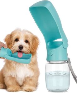 Dog Water Bottle - Foldable Dog Water Dispenser for Outdoor Walking, Portable Pet Water Bottle for Travel, Leak Proof,BPA Free
