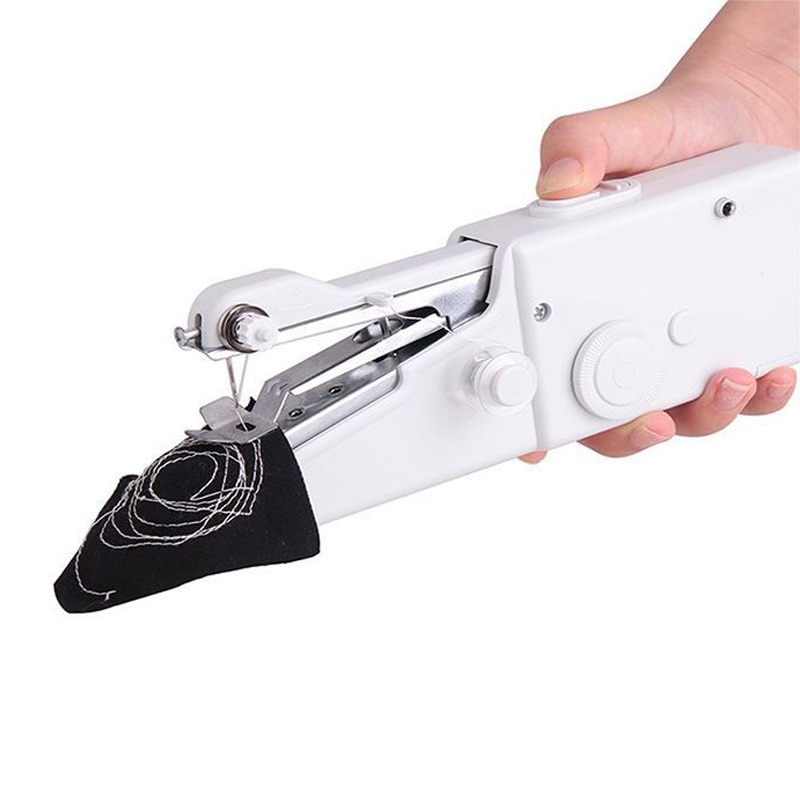 Portable Handheld Sewing Machine Cordless Electric Sewing Machine Set Home Sewing Quick Repair DIY Clothes Sewing Machine