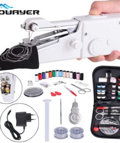 Portable Handheld Sewing Machine Cordless Electric Sewing Machine Set Home Sewing Quick Repair DIY Clothes Sewing Machine