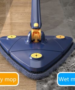 360 Rotatable Triangle Mop Wall Ceiling Corner Easy Clean Free Hand Washing Squeeze Water Twisting Mop Household Cleaning Tool