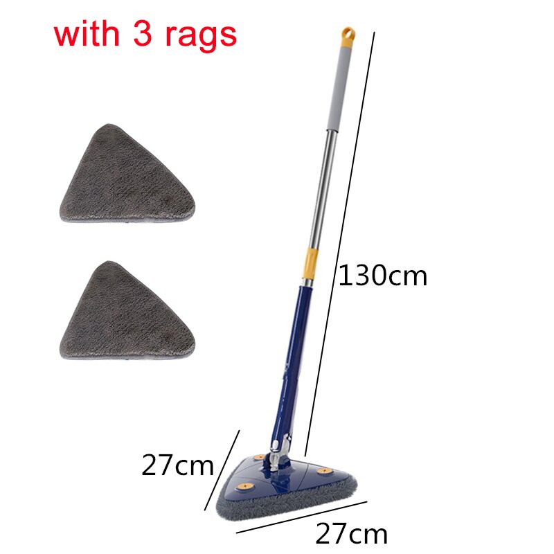 3 rags mop Blue