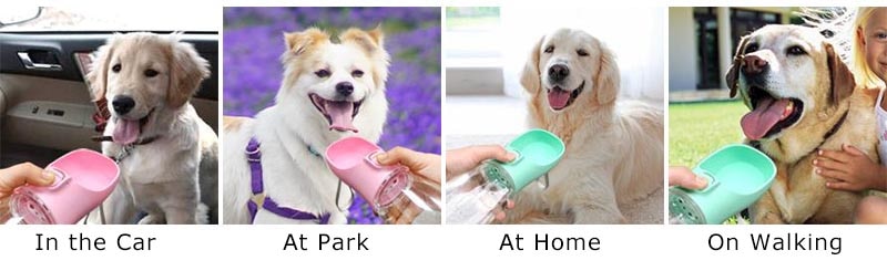 Portable Dog Water Bottle For Small Large Dogs Bowl Outdoor Walking Puppy Pet Travel Water Bottle Cat Drinking Bowl Dog Supplies