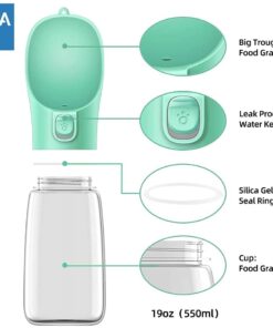 Alternative view of Portable Dog Water Bottle For Small Large Dogs Bowl Outdoor Walking Puppy Pet Travel Water Bottle Cat Drinking Bowl Dog Supplies