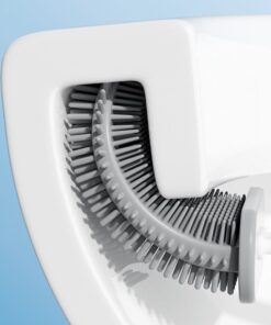 Alternative view of Toilet Brush Silicone Toilet Cleaning Brush Wall Mounted Toilet Cleaner Brooms Set Modern WC Kit Beauty Bathroom Accessories