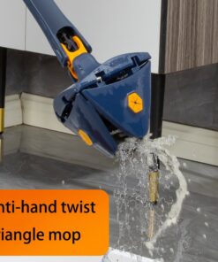 Alternative view of NEW-Multifunction Triangle Squeeze Mop 360° Rotatable Adjustable Floor Cleaning Mop 130CM Home Floor Windows Cleaning Tools