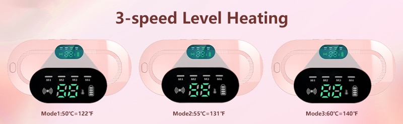 Menstrual Heating Pad Smart Warm Palace Belt Relief Waist Pain Cramps Vibrating Abdominal Massager Electric Waist Belt Device