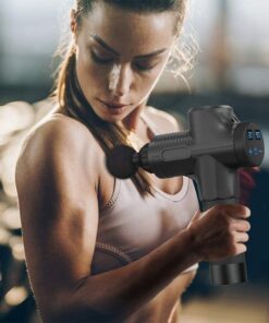 Alternative view of Fascial Massage Gun Electric Percussion Pistol Massager Body Neck Back Deep Tissue Muscle Relaxation Pain Relief Fitness