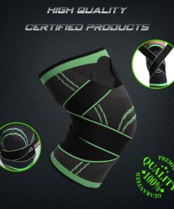 Alternative view of WorthWhile 1PC Sports Kneepad Men Pressurized Elastic Knee Pads Support Fitness Gear Basketball Volleyball Brace Protector