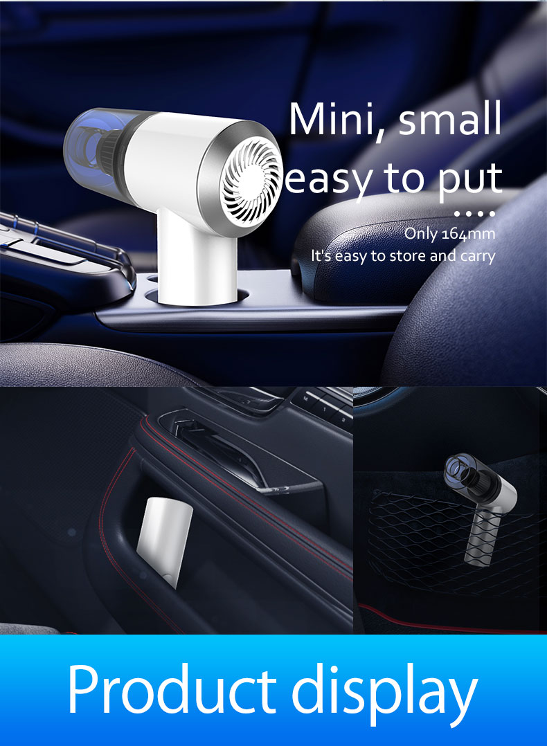 Wireless Car Vacuum Cleaner Portable With Handheld Vacuum Cleaner Car Household Dual-use 6500Pa Strong Suction Mini Cleaner