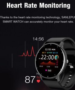 Alternative view of LIGE 2023 New Men Smart Watch Real-time Activity Tracker Heart Rate Monitor Sports Women Smart Watch Men Clock For Android IOS