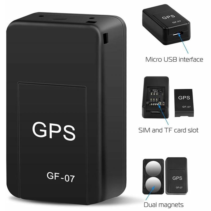 Mini GF 07 GPS Car Tracker Real Time Tracking Anti Theft Anti Lost Locator Strong Magnetic Mount SIM Message Positioner