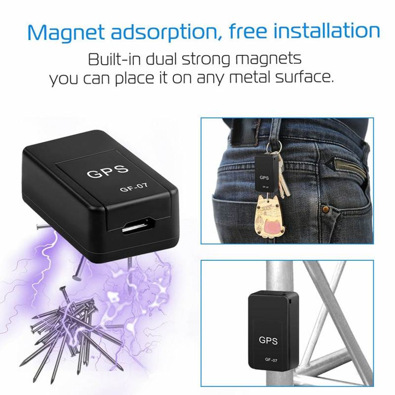 Mini GF 07 GPS Car Tracker Real Time Tracking Anti Theft Anti Lost Locator Strong Magnetic Mount SIM Message Positioner