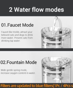 Alternative view of ROJECO Cat Water Fountain Automatic Pet Water Dispenser Pet Smart Drinker For Cats Auto Sensor Cat Drinking Fountain Accessories