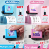 Math Roller Stamp Addition Subtraction Multiplication Division Practice Digital Type Mathematical Operation Stamp Pupils Teacher