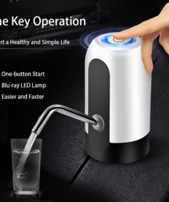 Alternative view of HiPiCok Water Bottle Pump 19 Liters USB Charging Automatic Electric Water Dispenser Pump Bottle Water Pump Auto Drink Dispenser