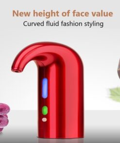 Alternative view of 1Pcs Electric Wine Pourer Wine Aerator Portable Pourer Instant Wine Decanter Dispenser Pump One-Touch Automatic USB Rechargeable