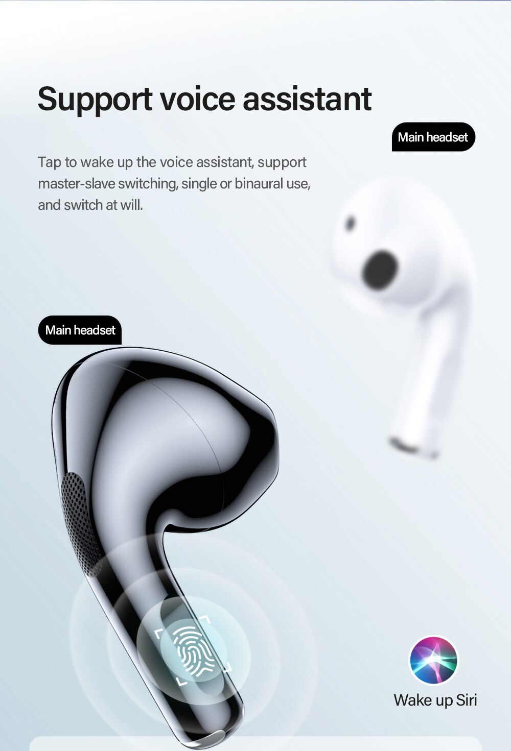 Lenovo LP40 Earphones TWS Wireless Bluetooth 5.0 Earbuds Bass Touch Control Stereo Noise Reduction Long Standby 230mAH