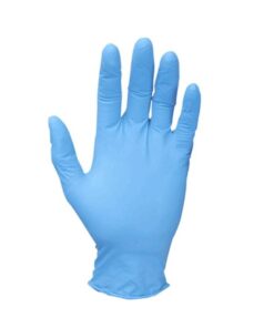 Alternative view of 100PS Disposable Rubber Latex Nitrile Gloves Oil Resistant Puncture-Proof Pink Gloves for Labor Home Food Dental Use S/M/L