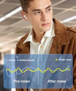 Alternative view of Lenovo TWS Bluetooth Earphones Wireless Headphones TWS Earbuds In-Ear Stereo Sports Waterproof Headsets With Mic For All Phones