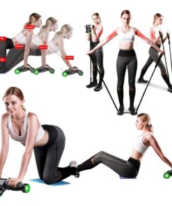 4 Wheels Ab Roller for Core Workout