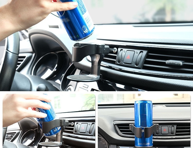 Car Cup Holder Air Vent Outlet Drink Coffee Bottle Holder Can Mounts Holders Beverage Ashtray Mount Stand Universal Accessories