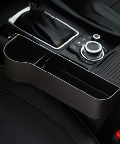Alternative view of Car Seat Organizer Crevice Storage Box Car Organizer Gap Slit Filler Holder For Wallet Phone Slit Pocket Auto Car Accessories