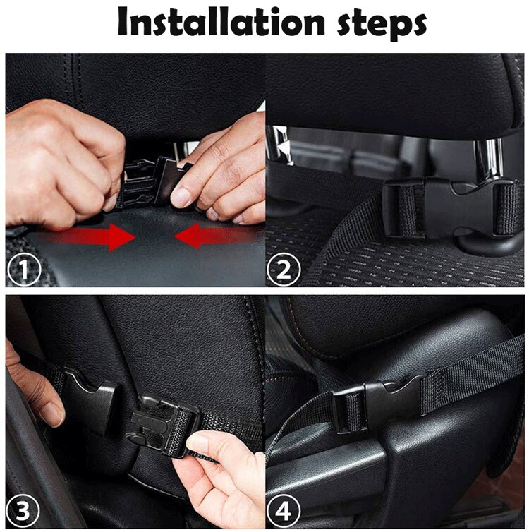 Car Seat Organizer Multifunctional Oxford Fabric Car Back Multi Pocket Storage Bag with Tablet Holder Protector for Kids