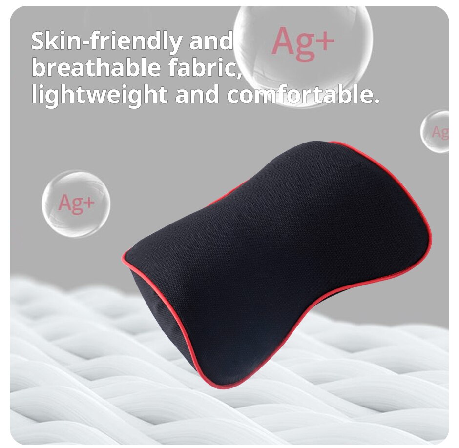 1pcs Car Neck Headrest Pillow Accessories Cushion Auto Seat Head Support Neck Protector Automobiles Seat Neck Rest Memory Cotton