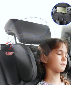Alternative view of 1pcs Car Seat Headrest Pillow Travel Rest Sleeping Headrest Support Solution Car Accessories Interior U Shaped Pillow For Kids