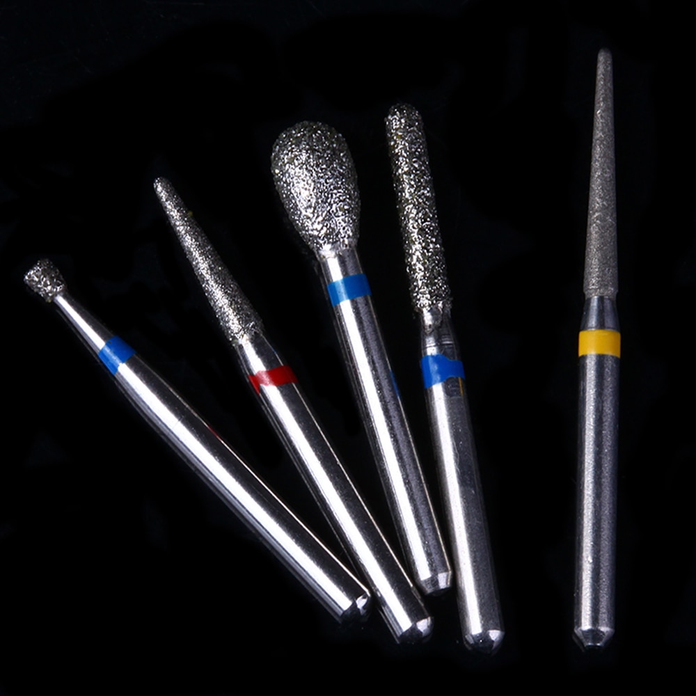 AZDENT 1 Box Dental Diamond Burs Drill for High Speed Handpiece Dentist Burs FG Series Dia.1.6mm