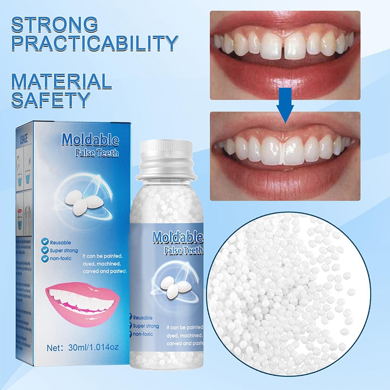 Resin Tooth Repair Glue Shapeable Teeth Gaps Filling Solid Glue Temporary Teeth Repair Falseteeth Glue Safety Dental Supplies