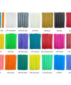 Alternative view of WELL CK 1000 Ties=20 Sticks Dental Orthodontic Elastic Ligature Ties Colorful Bands for Brackets Braces Orthodontics Treatment