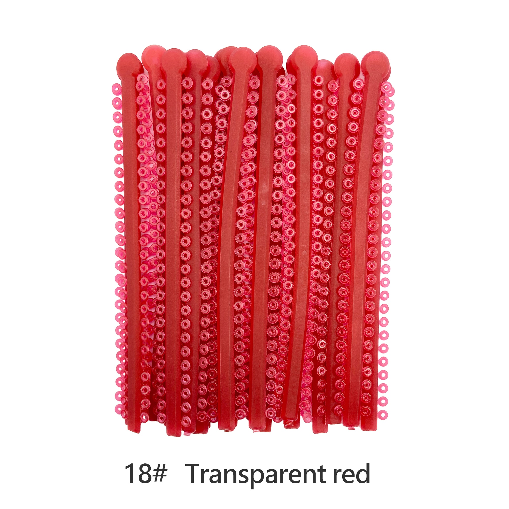 WELL CK 1000 Ties=20 Sticks Dental Orthodontic Elastic Ligature Ties Colorful Bands for Brackets Braces Orthodontics Treatment