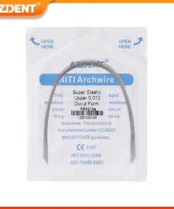10PCS/Pack AZDENT Dental Orthodontic Super Elastic Niti Round Arch Wires Ovoid Form Archwire Upper Lower