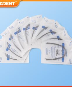 Alternative view of 10PCS/Pack AZDENT Dental Orthodontic Super Elastic Niti Round Arch Wires Ovoid Form Archwire Upper Lower