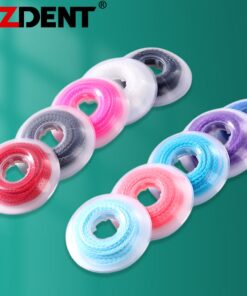 1Pc AZDENT Dental Orthodontic Colored Elastic Power Chain 15ft/Spool