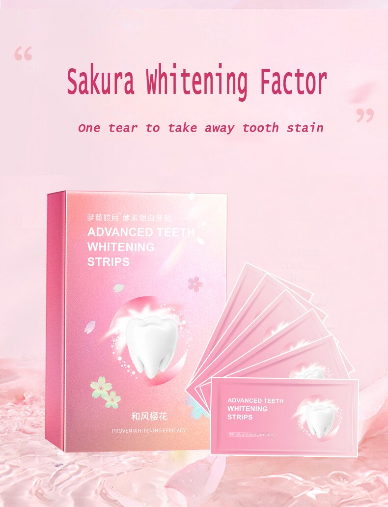 Effective Dental Dentistry professional teeth whitening Patch Sakura Whitening Toothpaste smile kit disposable dental supplies