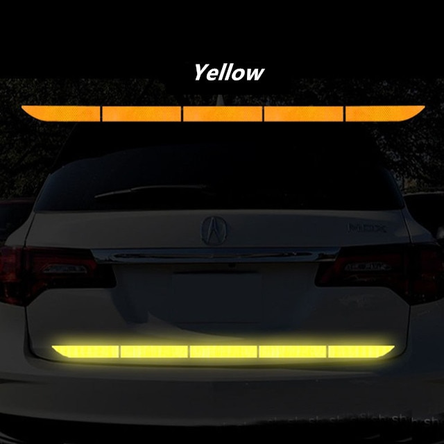 car rear yellow