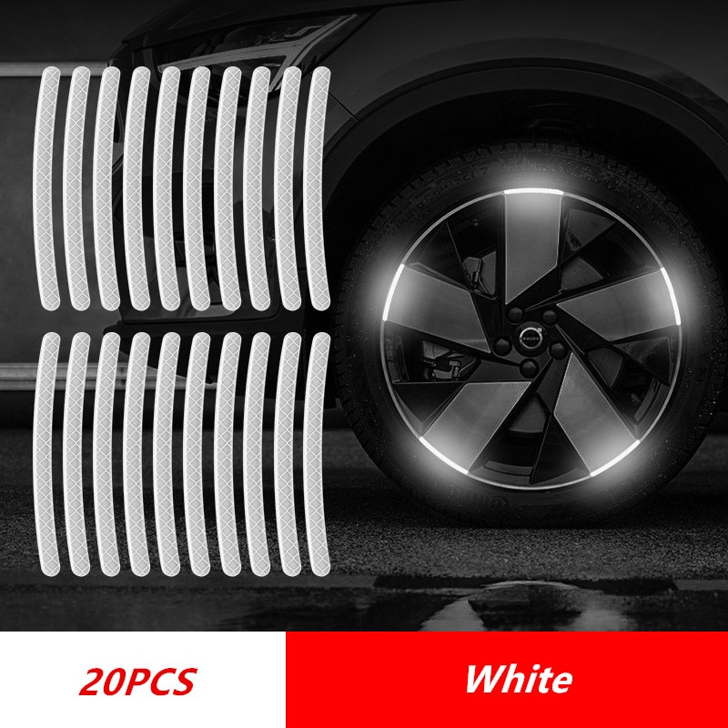 20pcs white tyre