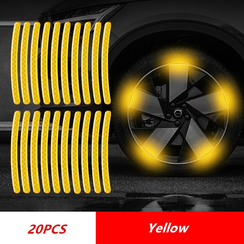 20pcs yellow tyre