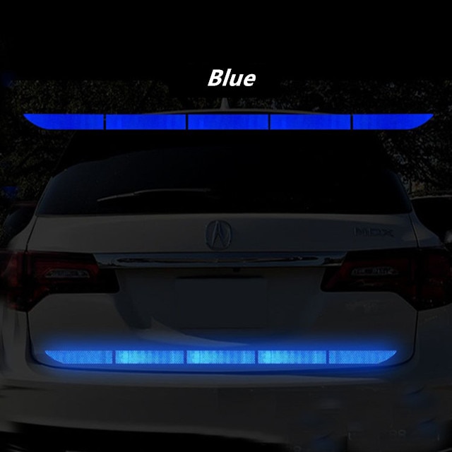 car rear blue