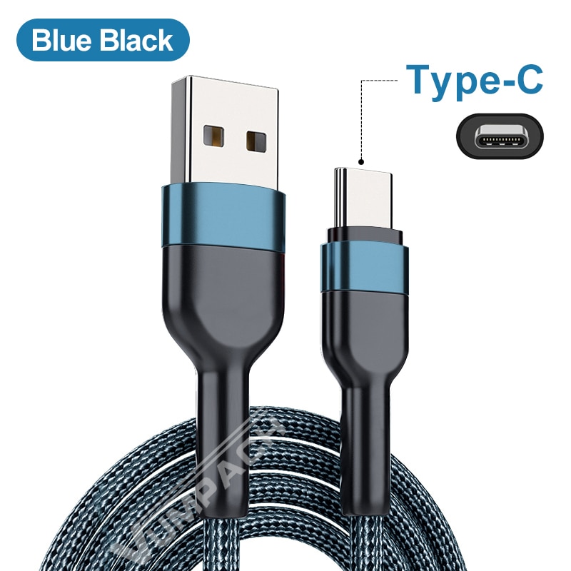 Fast usb c cable type c cable Fast Charging Data Cord Charger usb cable c For Samsung s21 s20 A51 xiaomi mi 10 redmi note 9s 8t