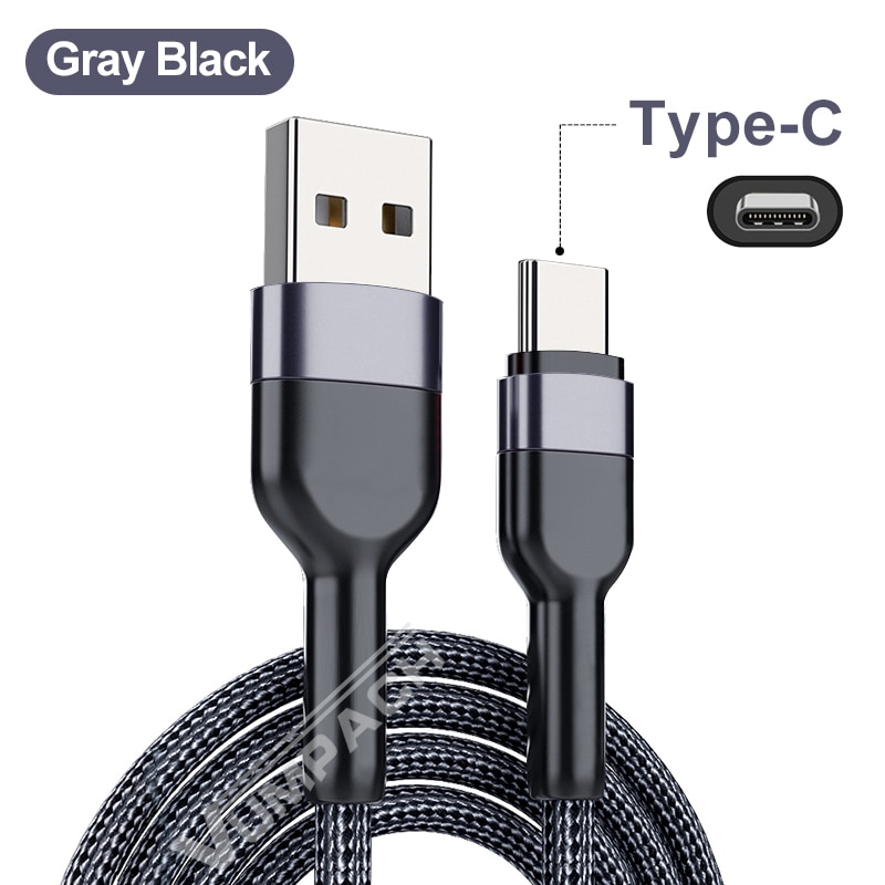 Fast usb c cable type c cable Fast Charging Data Cord Charger usb cable c For Samsung s21 s20 A51 xiaomi mi 10 redmi note 9s 8t